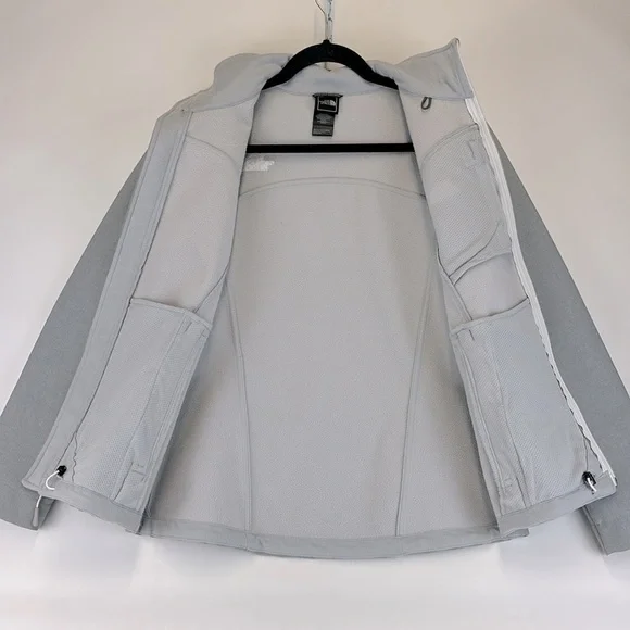 NORTH FACE Gray Windwall Jacket Womens Size Medium - Picture 6 of 6